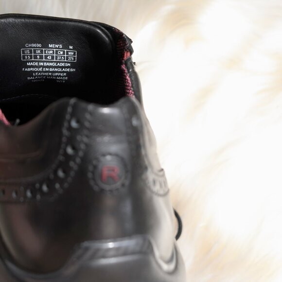 Rockport NEW Men's Total Motion Advance Wingtip Oxford Leather Black CH9690 9.5M - Picture 10 of 15